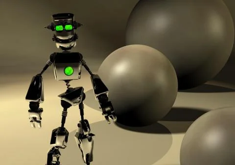 Robots Stock Illustration