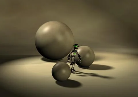 Robots Stock Illustration