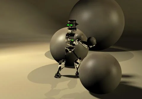 Robots Stock Illustration