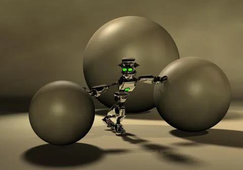 Robots Stock Illustration