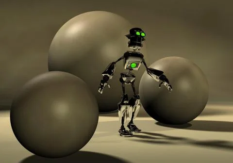 Robots Stock Illustration