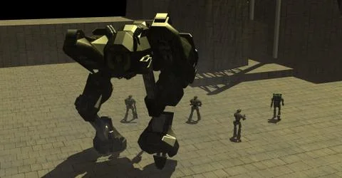 Robots Stock Illustration