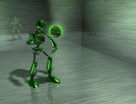 Robots Illustrazione stock