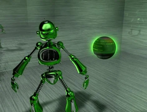 Robots Illustrazione stock