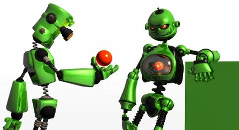 Robots Stock Illustration