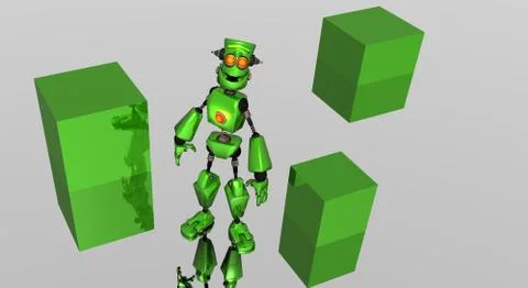 Robots Stock Illustration