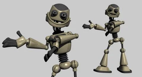 Robots Stock Illustration