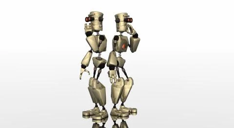 Robots Stock Illustration