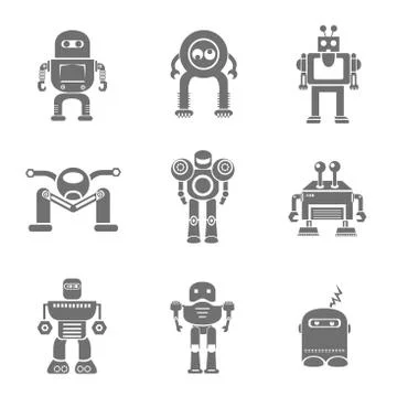 Robots Stock Illustration