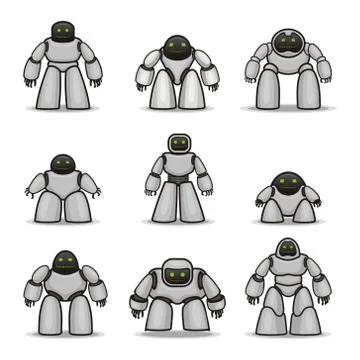 Robots Stock Illustration