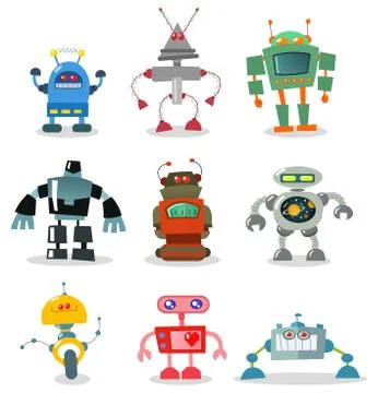 Robots Stock Illustration