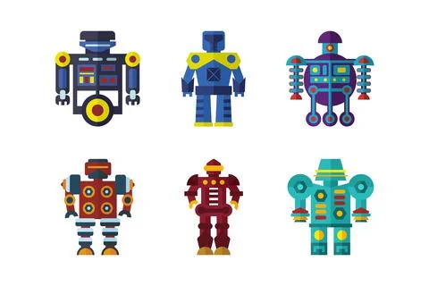 Robots Stock Illustration