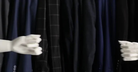 Robots shaking hands. Modern Robotic Technologies. Stock Footage 76903257