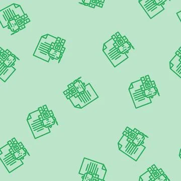 Robots txt seo line vector seamless pattern Stock Illustration
