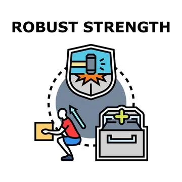 Robust strength concept for injury prevention and durability Stock Illustration