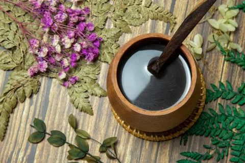 A robustness of black coffee Foto stock