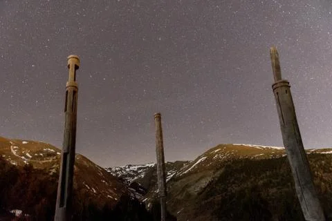 Roc del Quer Canillo, Andorra Stock Photos