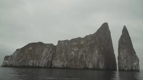 Roca Leon dormido o Kicker rock Stock Footage 155055945