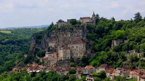 Rocamadour-long Video stock 139705397