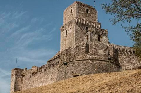 The Rocca Maggiore Stock Photos