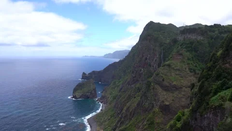 Rocha do Navio viewpoint, on Madeira Island, Portugal 스톡 동영상 301395996