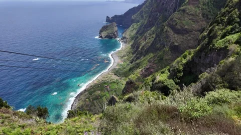 Rocha do Navio viewpoint, on Madeira Island, Portugal 스톡 동영상 301396598
