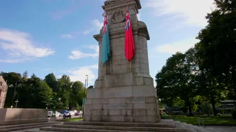 Rochdale Cenotaph Stock Footage 140971099