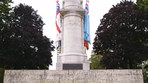 Rochdale Cenotaph Stock Footage 140985861