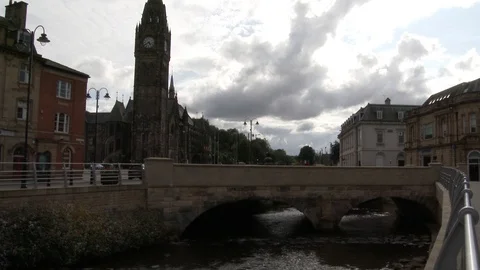 Rochdale Town Centre Stock Footage 86563819