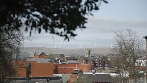 Rochdale Town Hall Stock Footage