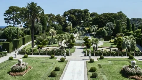 Roche balcony Cap Ferrat Nice Video stock 138342349
