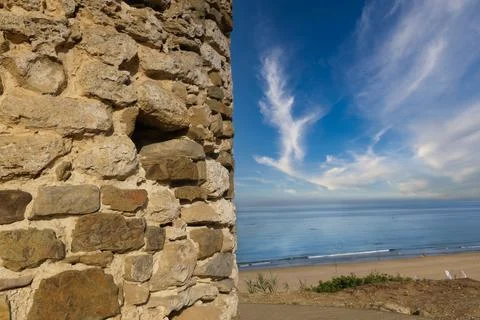 Roche Keep in the foreground Stock Photos