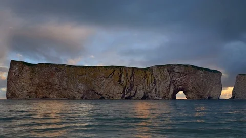Roché Percé Rock Stock Footage 94231852