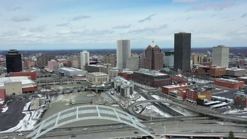 Into Rochester 1 Stock Footage 172107318