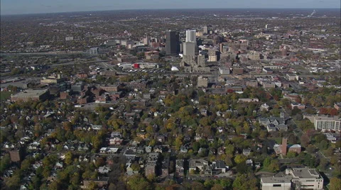 Rochester aerial 스톡 동영상 65425272