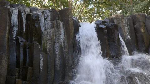 Rochester Falls on Mauritius Stock Footage 32188199