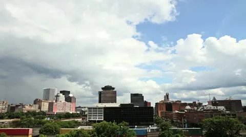 Rochester time-lapse of storm Stockbeeldmateriaal 18112106