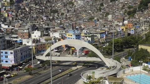 Rocinha slum Stock Footage 116440111