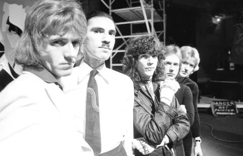 'Rock On With 45' TV Programme  - 1975 Stock Photos