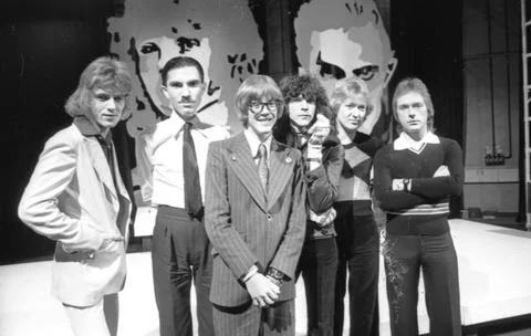 'Rock On With 45' TV Programme  - 1975 Stock Photos