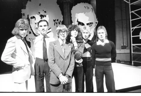 'Rock On With 45' TV Programme  - 1975 Stock Photos