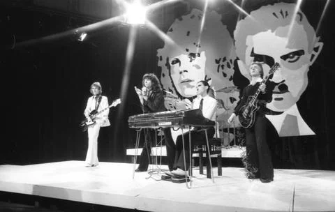 'Rock On With 45' TV Programme  - 1975 Stock Photos