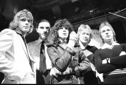 'Rock On With 45' TV Programme  - 1975 Stock Photos