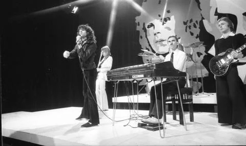 'Rock On With 45' TV Programme  - 1975 Stock Photos