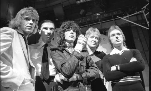 'Rock On With 45' TV Programme  - 1975 Stock Photos