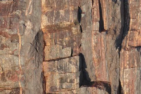 Rock. Abstract dark brown pattern. Retro pattern. Stone texture. 写真素材