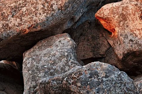 Rock abstract pattern formation Foto stock