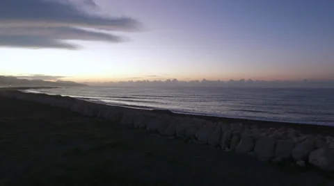 Rock and beach front drone Port Royal Jamaica 스톡 동영상 56833678