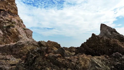 Rock and beautiful sky for background Stock Footage 171665531