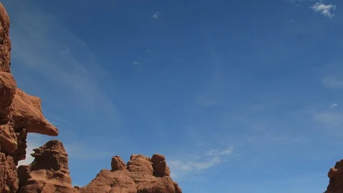 Rock and cloud Timelapse Stock-Footage 89639445